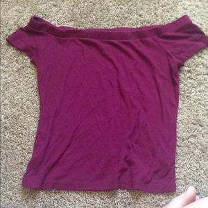 Off the shoulder shirt